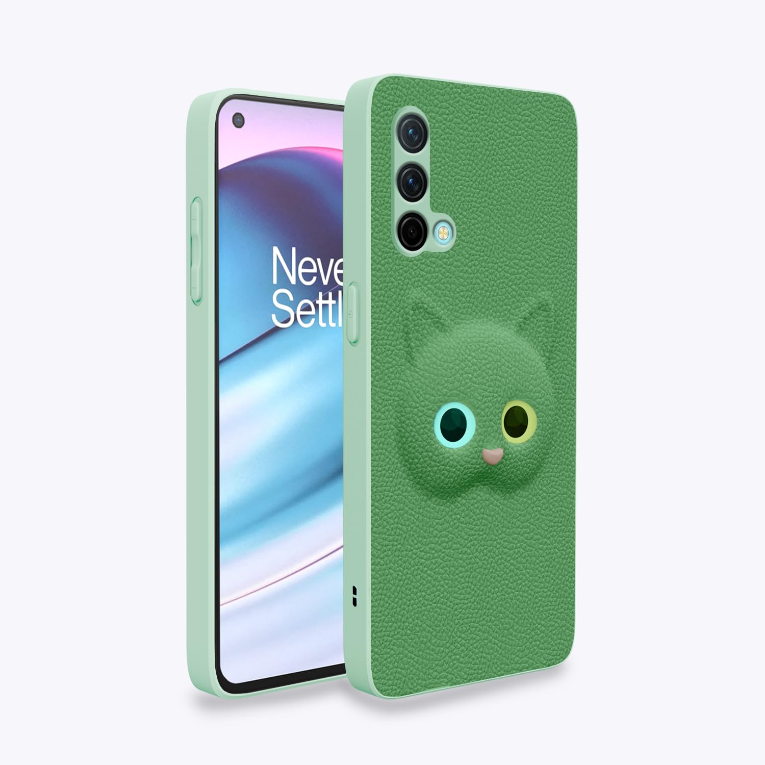 Pikkme Oneplus Nord Ce 5G Kitty Back Cover - Green