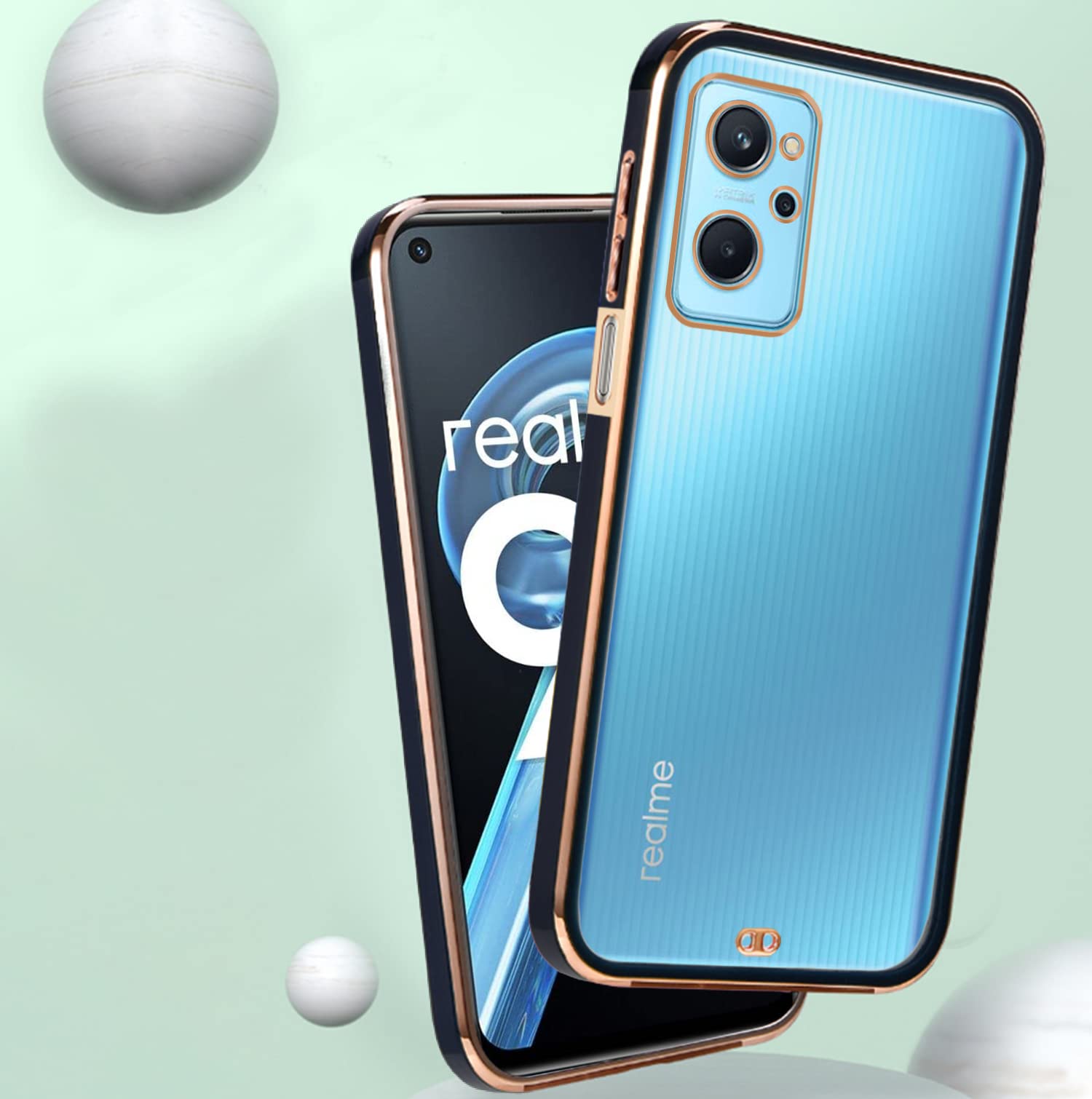 Pikkme black Chrome back cover for Realme 9i – photo 4