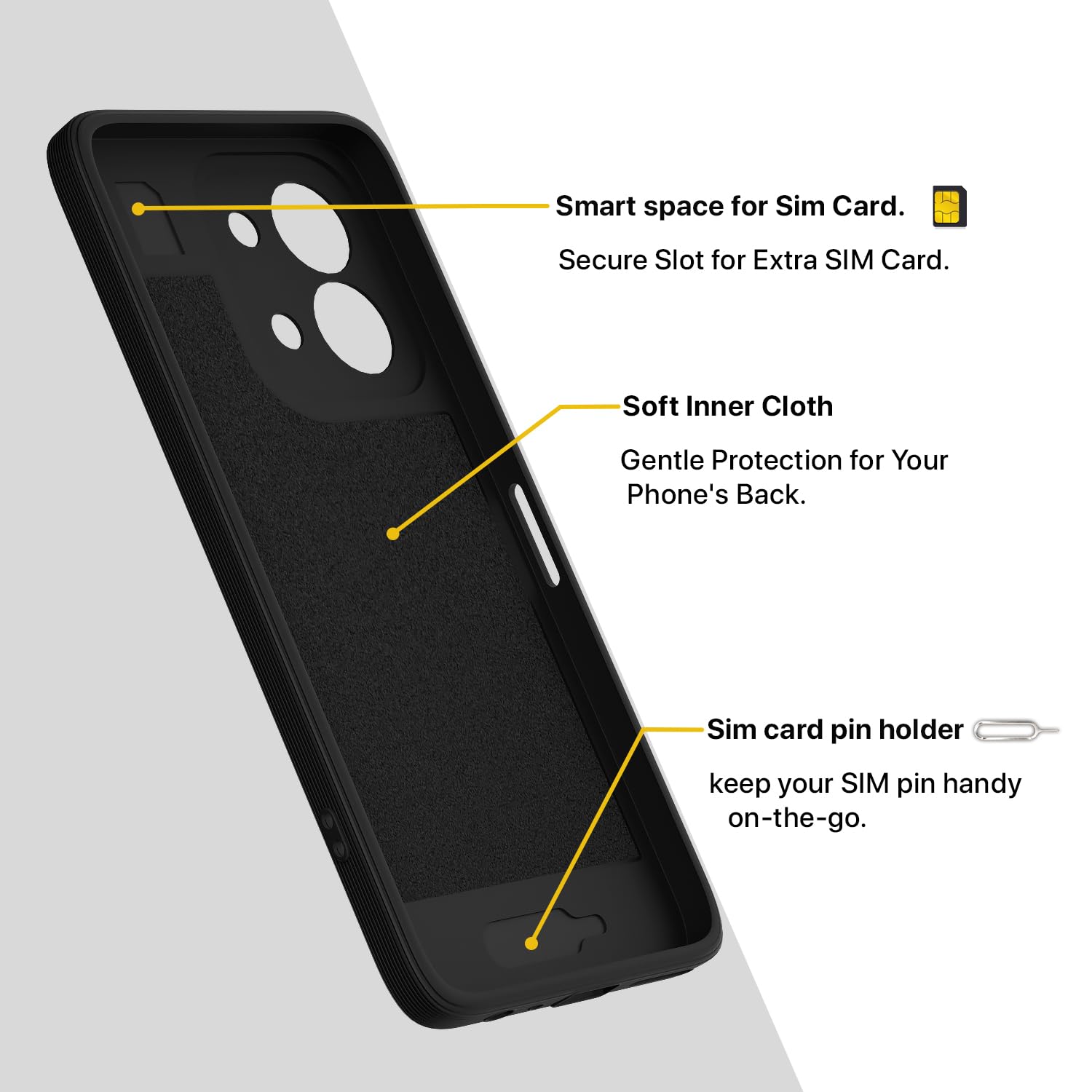 Black MagSafe phone cover for Redmi 15C 5G – Pikkme – photo 6