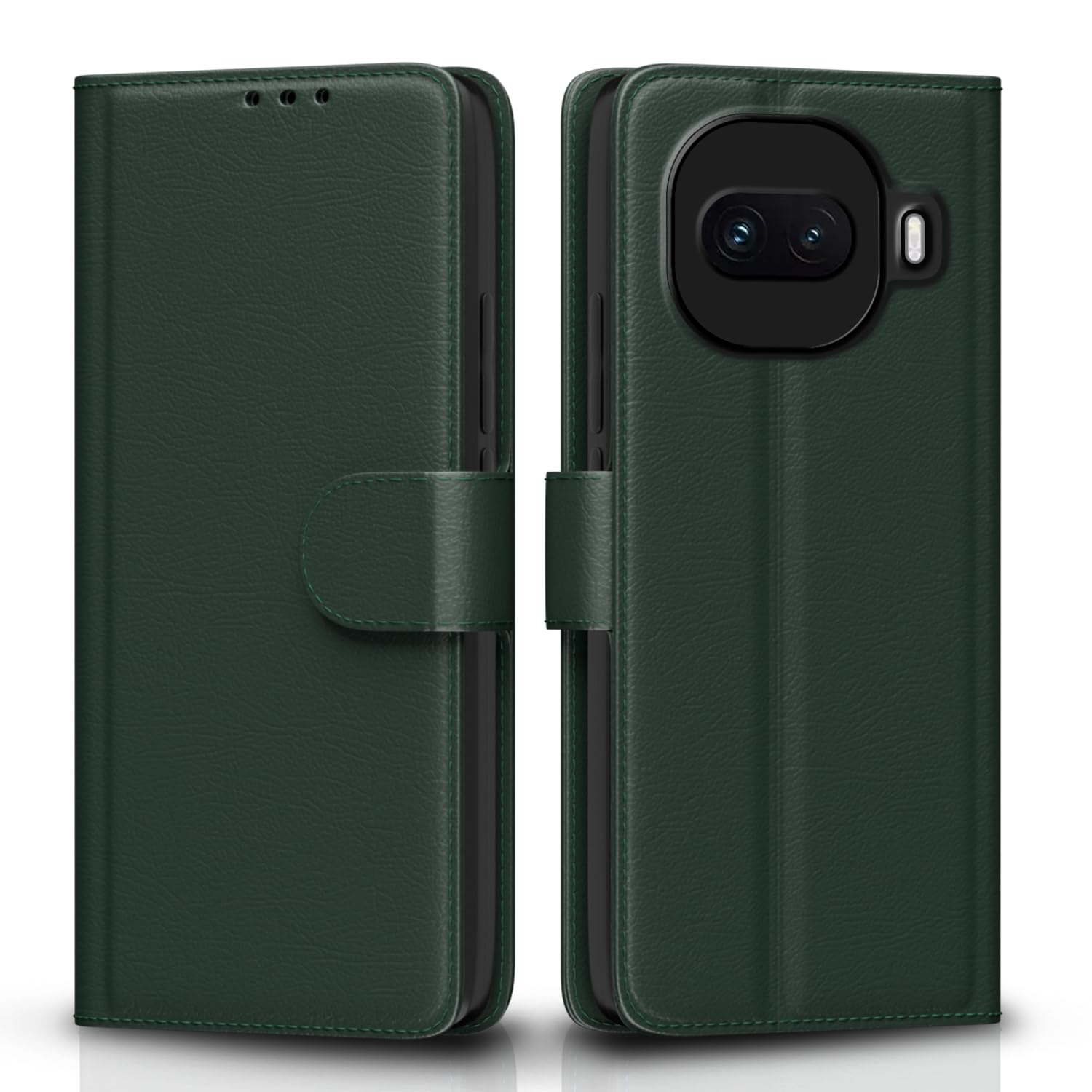 iQOO 15R 5G wallet flip cover in green by Pikkme