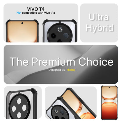 Pikkme Vivo T4 5G/iQOO Z10 5G Ultra Hybrid black back cover – photo 2