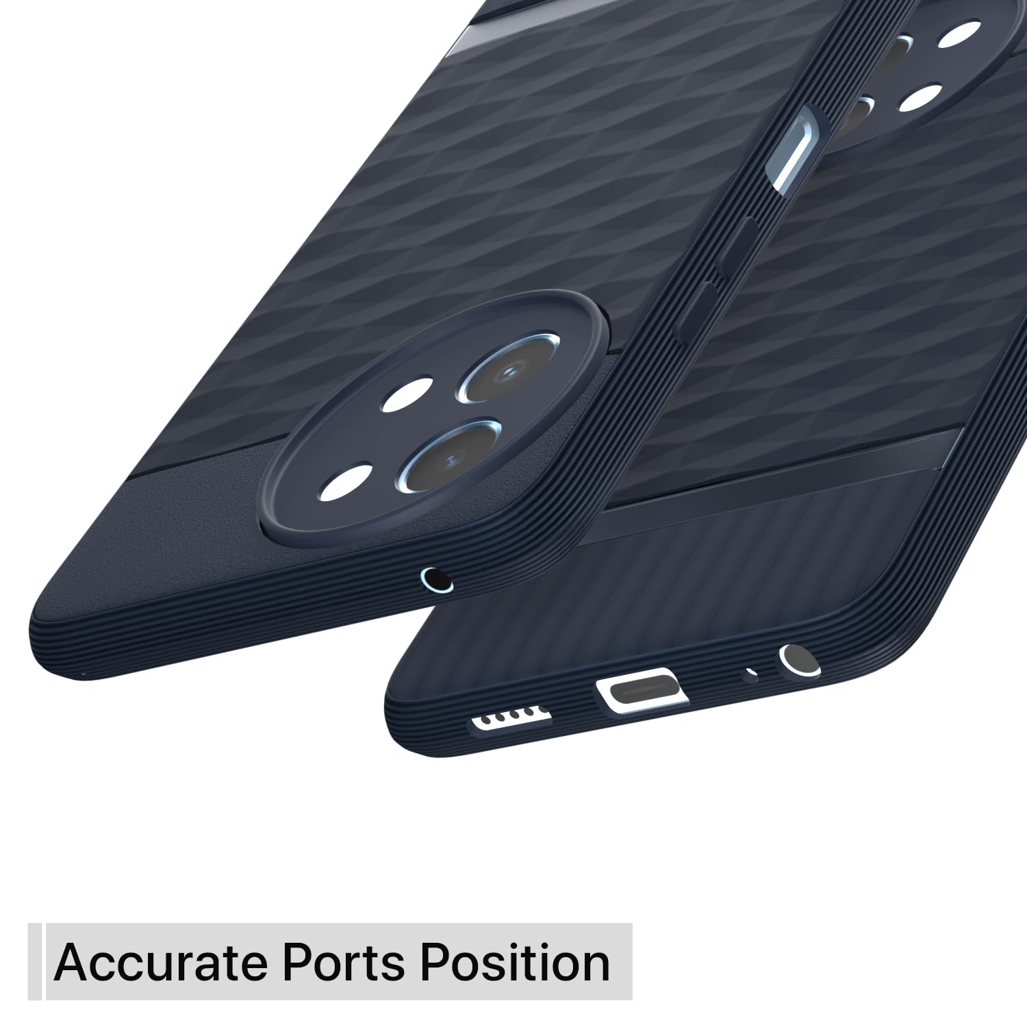 Pikkme Vivo Y58 5G / Vivo T3x 5G / Vivo Y200i 5G  Gencase Back Cover (Blue)