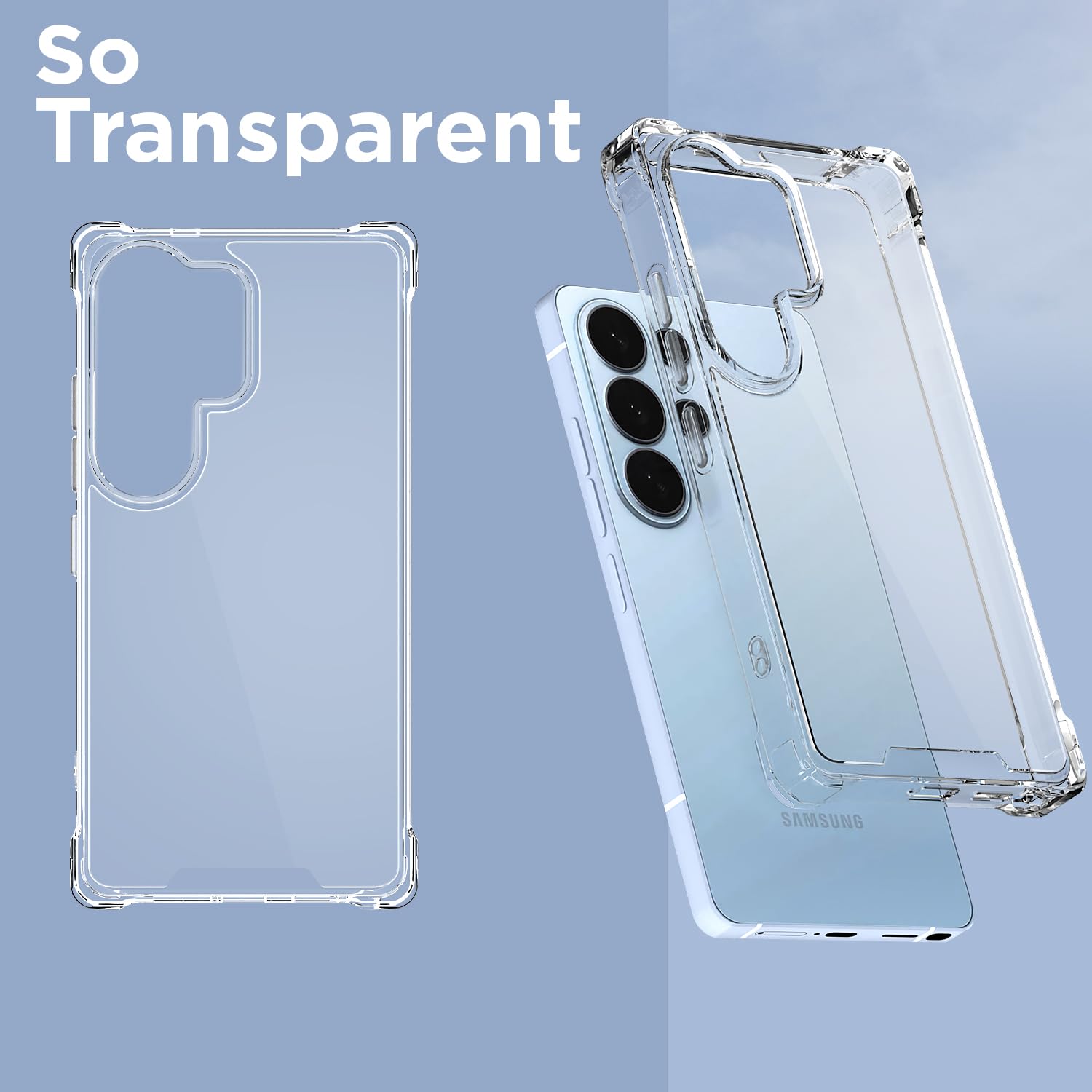 Pikkme Samsung S26 Ultra 5G Clear transparent mobile cover – photo 2