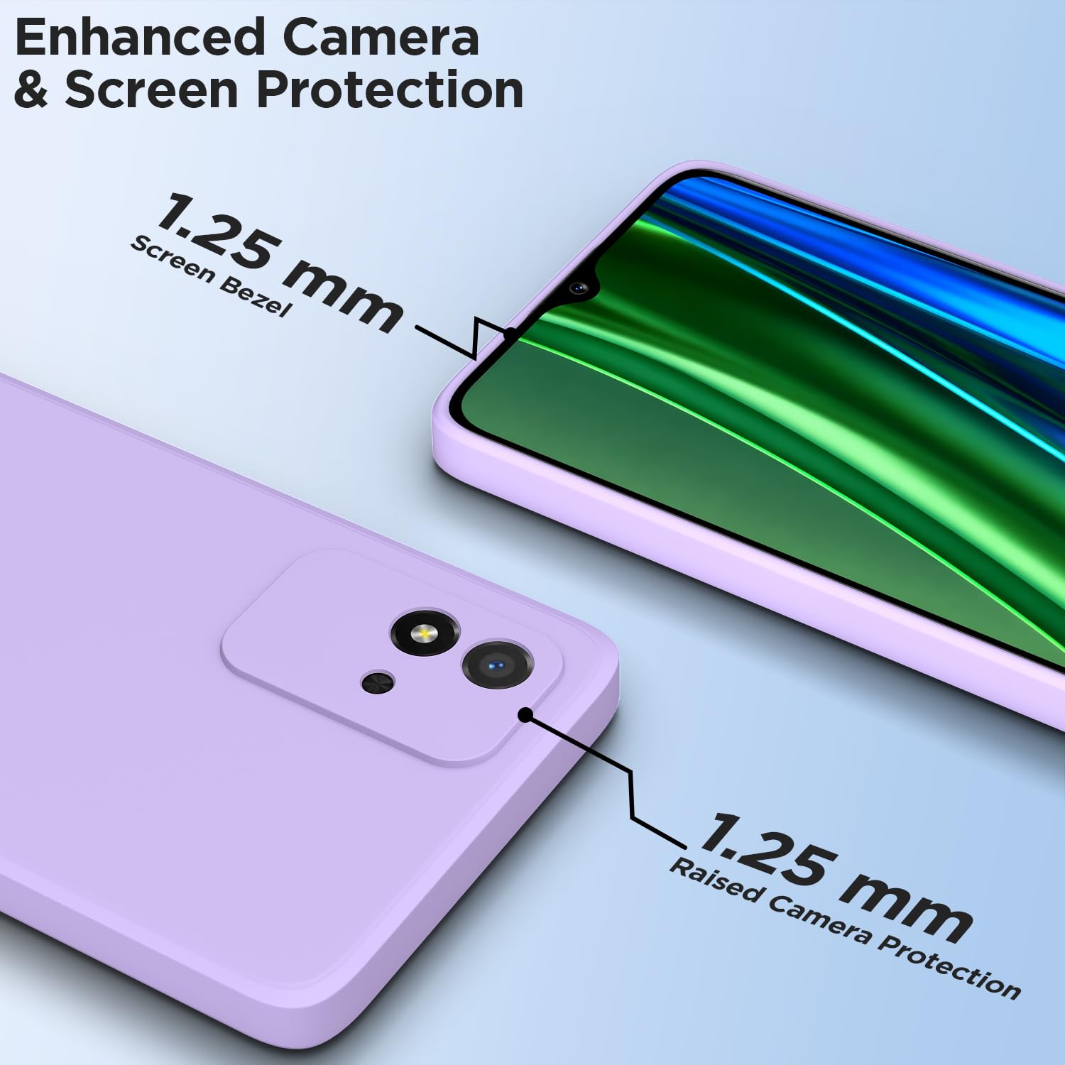 Purple Matte mobile back cover for Realme Narzo 50i – Pikkme – photo 2