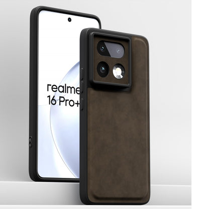 Coffee Leather mobile cover for Realme 16 Pro Plus 5G – Pikkme – photo 2