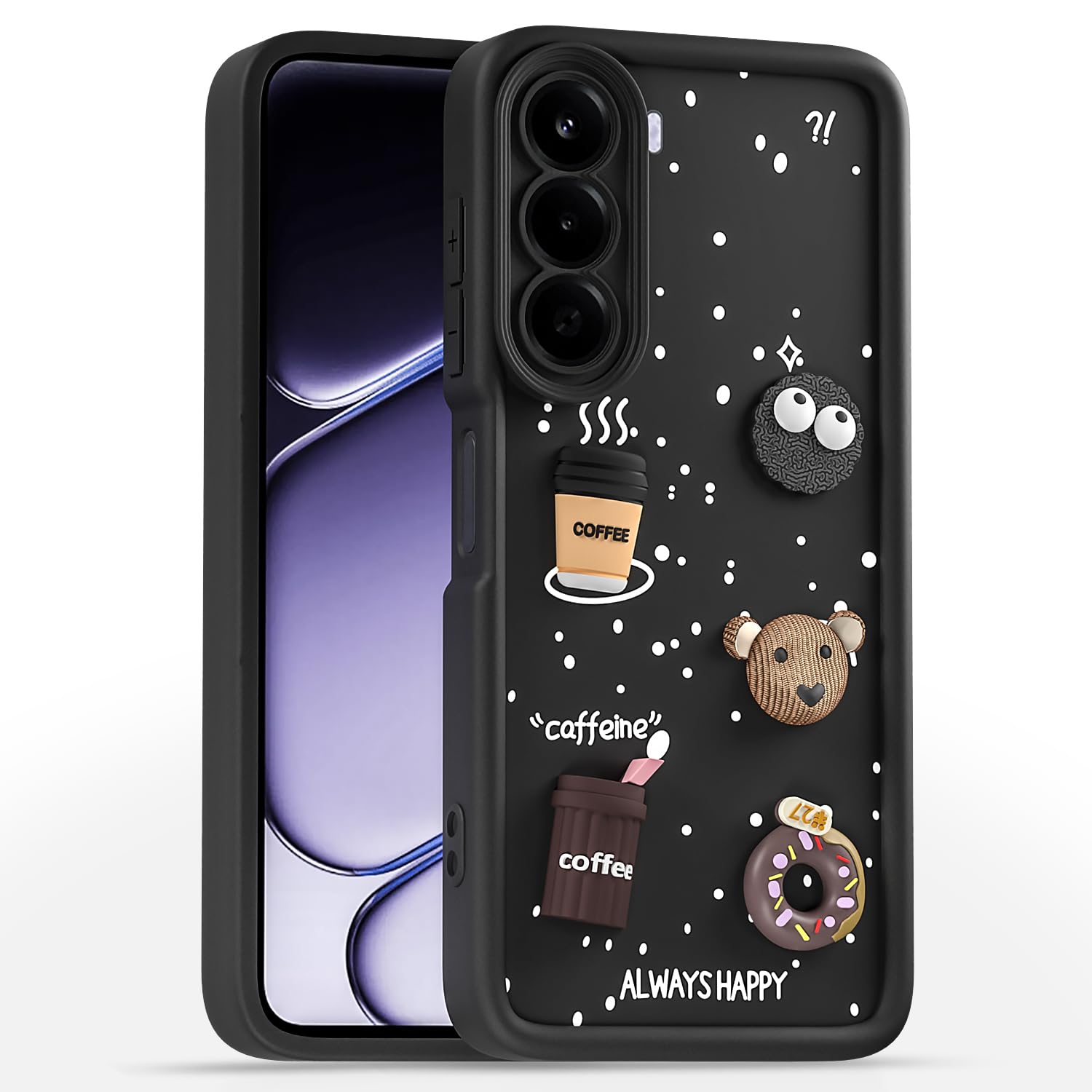 OnePlus Nord CE 6 Lite 5G mobile back cover in black by Pikkme