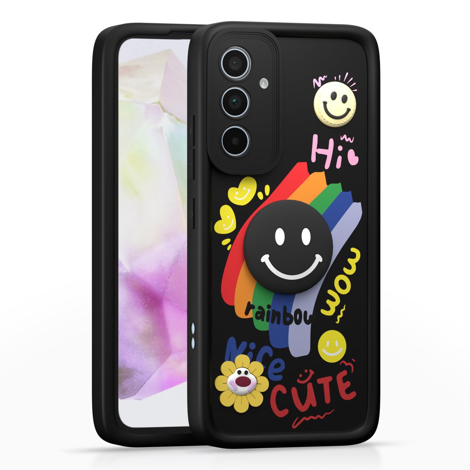 Pikkme Samsung A35 5G black phone cover