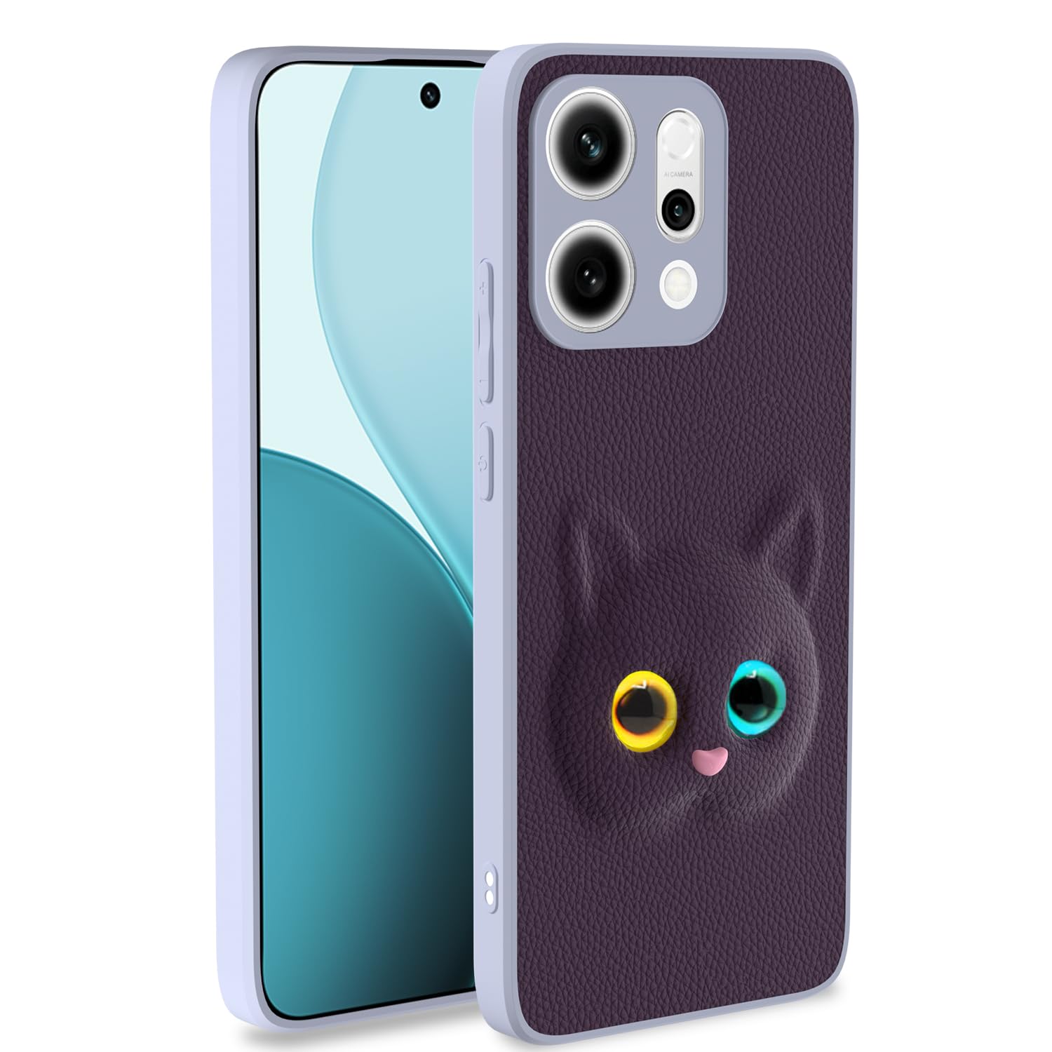 Pikkme purple mobile cover for Oppo Reno 14 5G