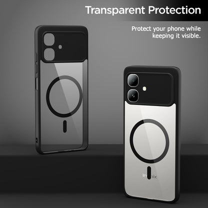 Pikkme black mag-safe MagSafe back cover for Infinix Smart 20 – photo 3