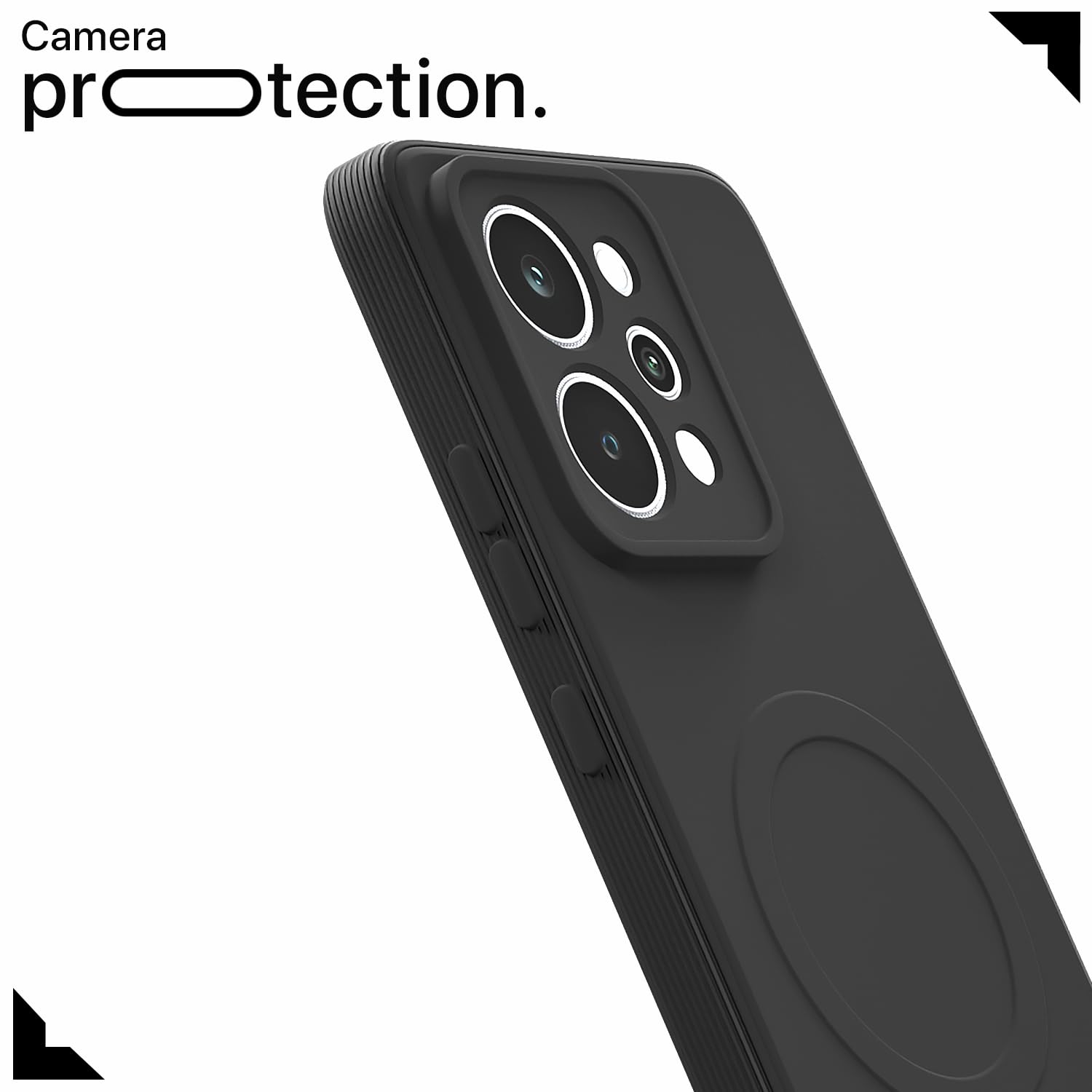 Realme P4 Power 5G MagSafe back cover in black by Pikkme – photo 5