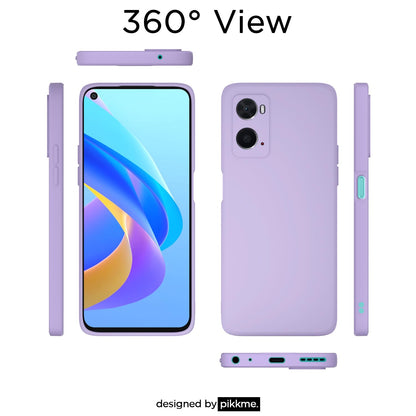 Purple Liquid Silicone mobile cover for Oppo A76/A96/A36 – Pikkme – photo 3