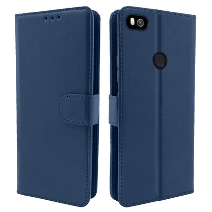 Pikkme Redmi 4 Wallet blue wallet flip cover