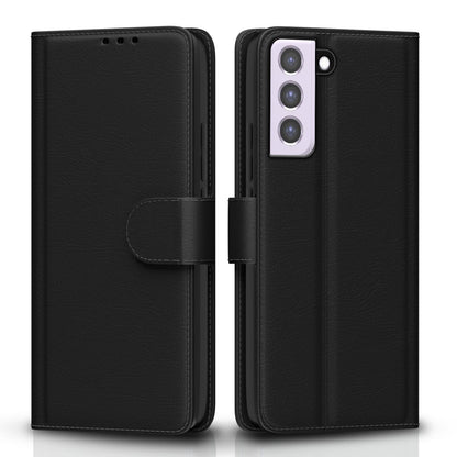 Samsung S21 FE 5G Wallet flip case in black by Pikkme