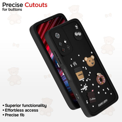 Black mobile back cover for Redmi Note 11T 5G/Poco M4 Pro 5G/3D – Pikkme – photo 6