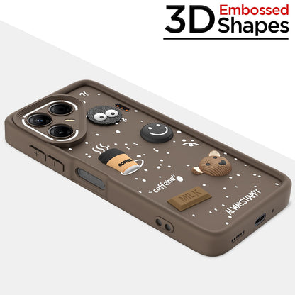 Pikkme Tecno Pova 7 5G/3D brown mobile cover – photo 3