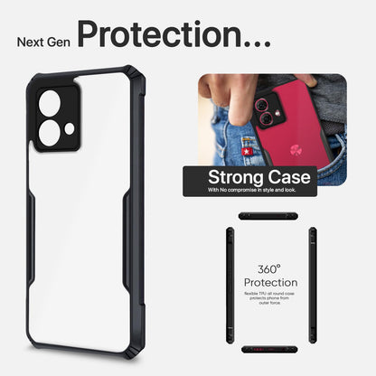 Black Hybrid back cover for Moto G84 5G – Pikkme – photo 7