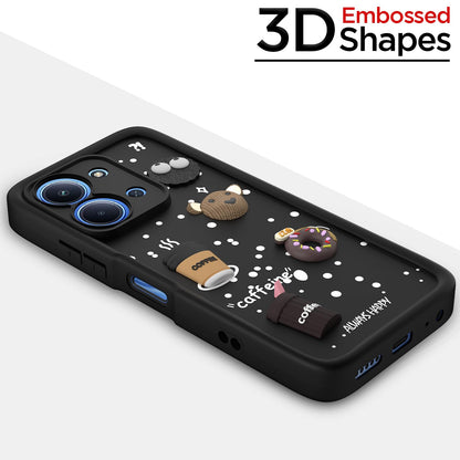 Redmi 15c 5G/3D mobile back cover in black by Pikkme – photo 3