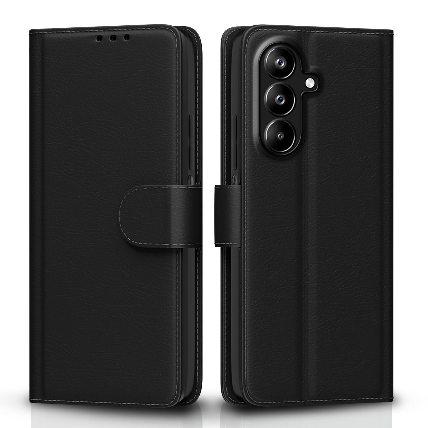 Samsung A27/M47 5G Wallet flip cover in black by Pikkme