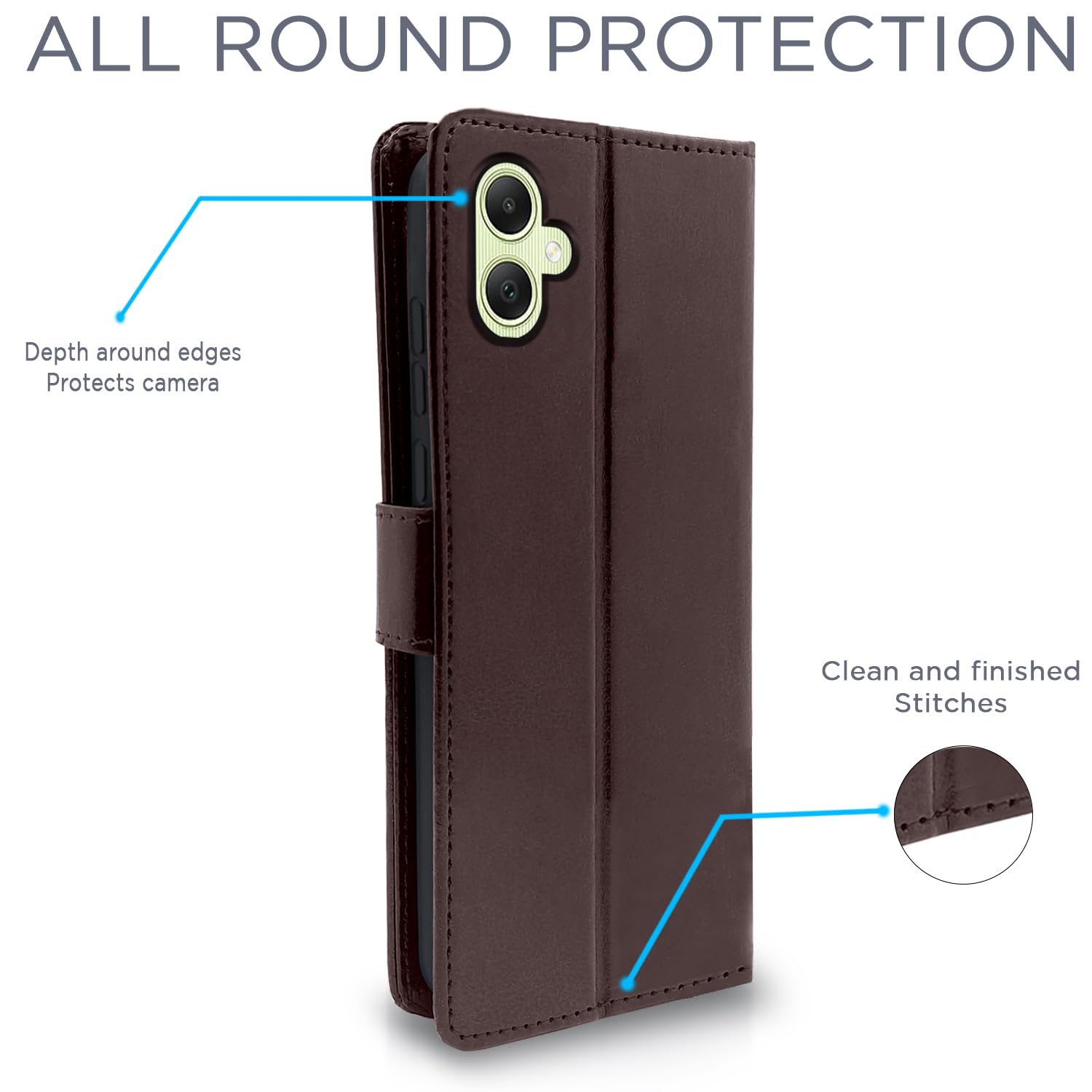 Pikkme Samsung A05/M05/F05 coffee mobile flip cover – photo 4