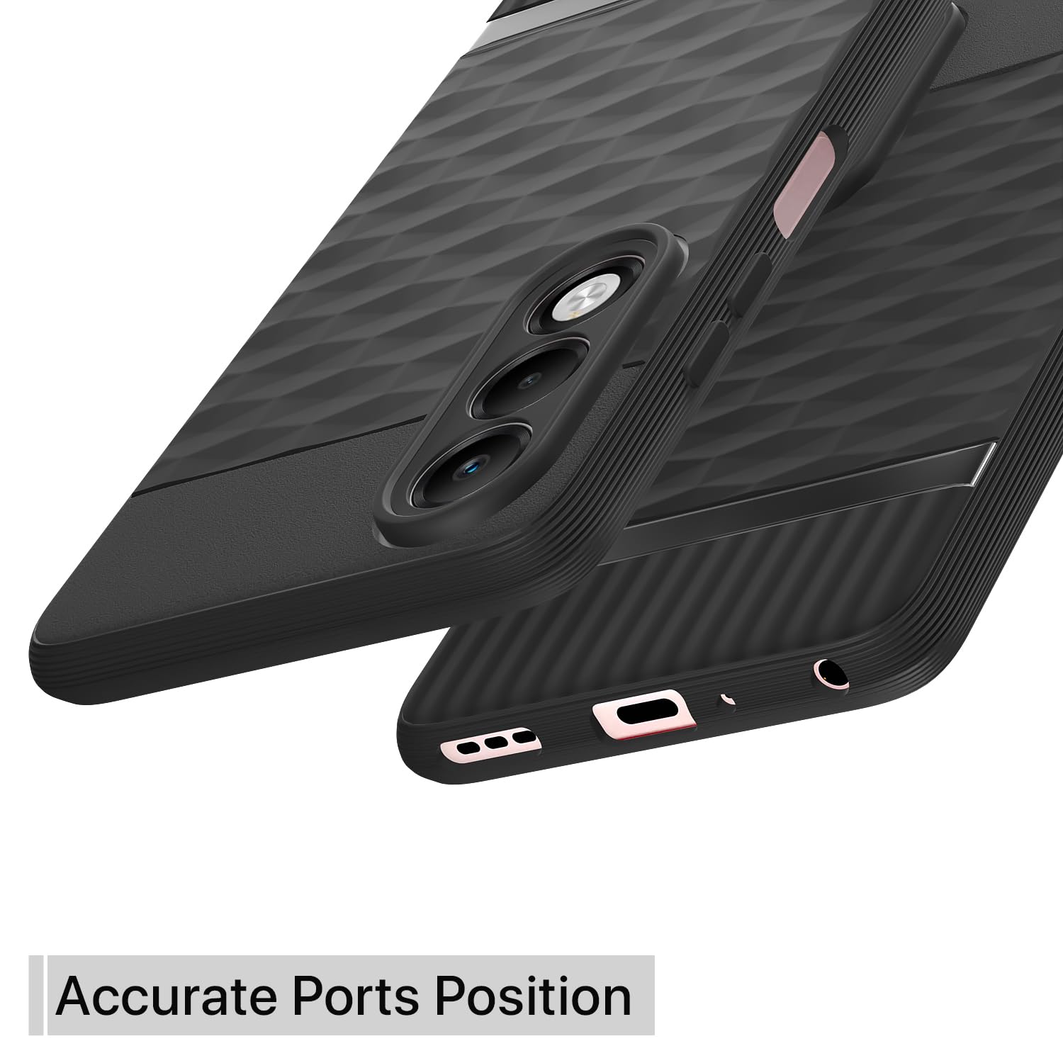 Pikkme Oppo K13x 5G Shockproof Soft Flexible Gencase Back cover (Black)
