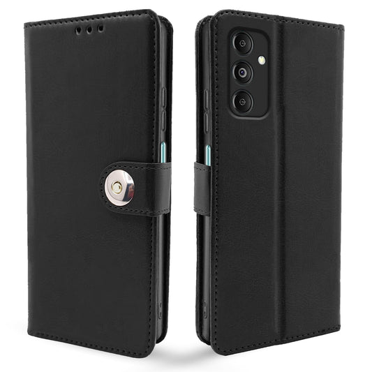 Pikkme Samsung Galaxy M35 5G Button Flip Cover (Black)