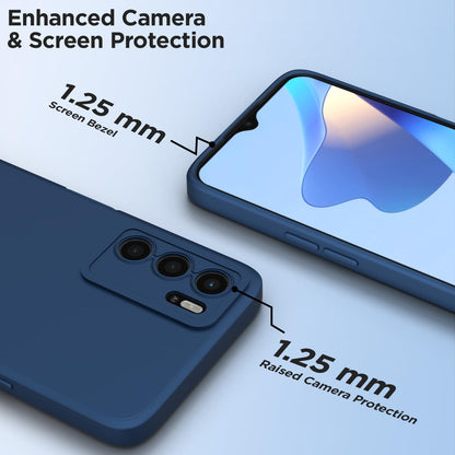 Pikkme blue Matte mobile back cover for Oppo A16 – photo 6