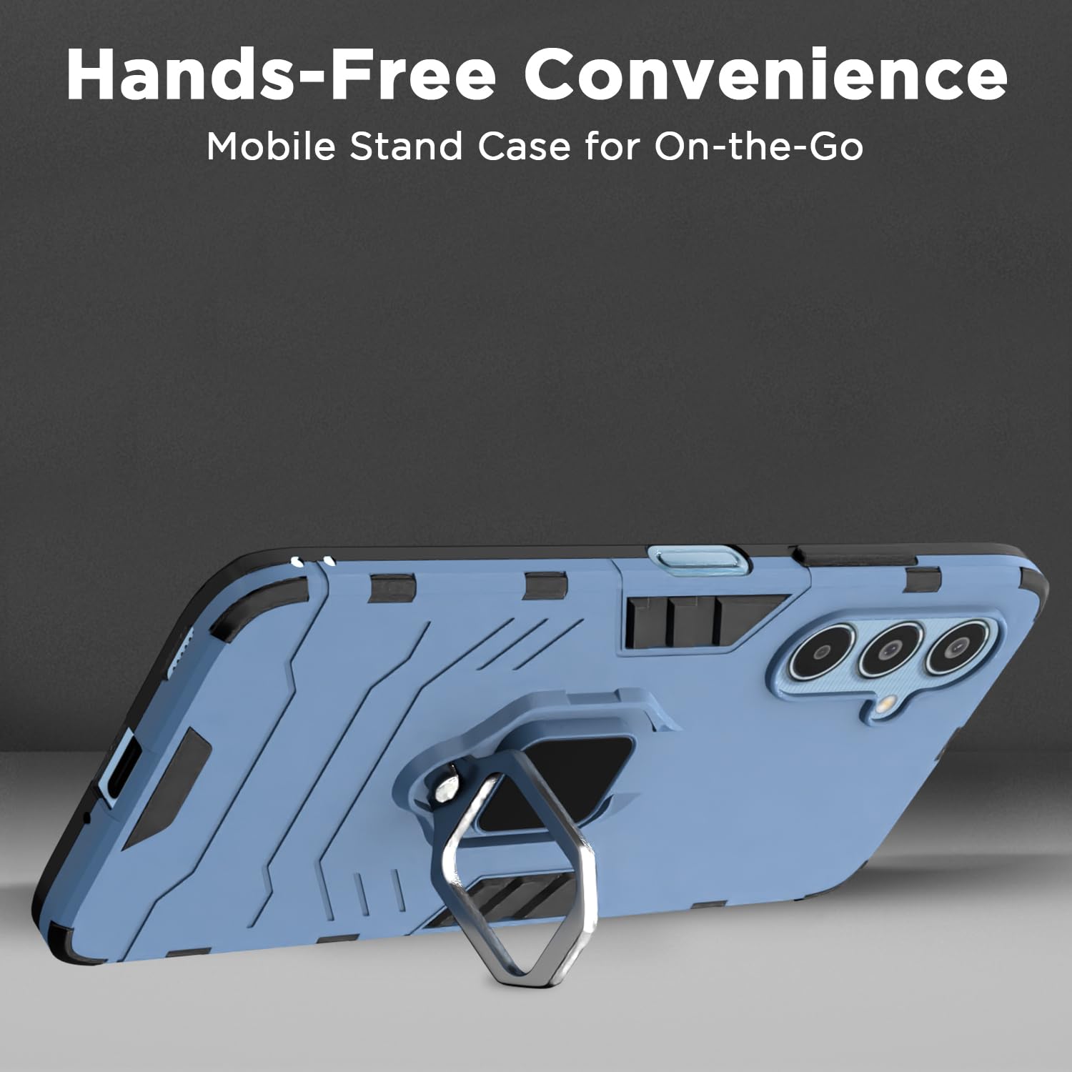 Blue Tough Armor back cover for Samsung M35 5G – Pikkme – photo 6