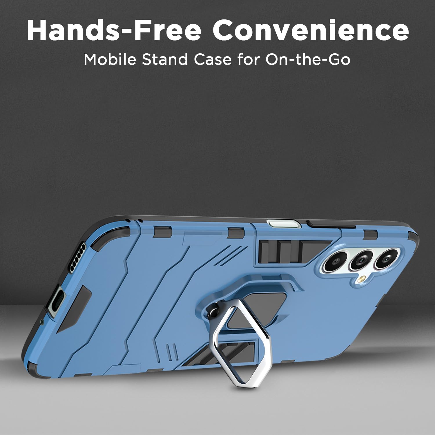 Pikkme blue D5 Tough Armor mobile cover for Samsung M34/F34 5G – photo 5