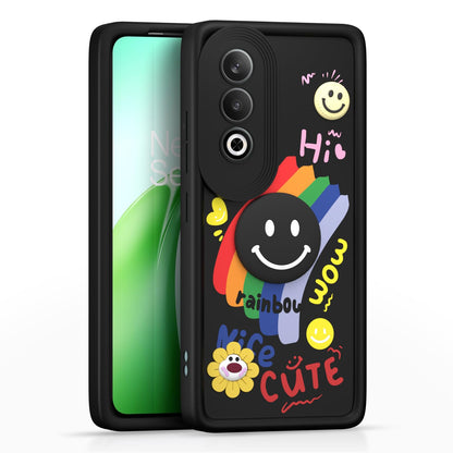 Pikkme black Soft Silicone mobile back cover for OnePlus Nord CE 4 5G