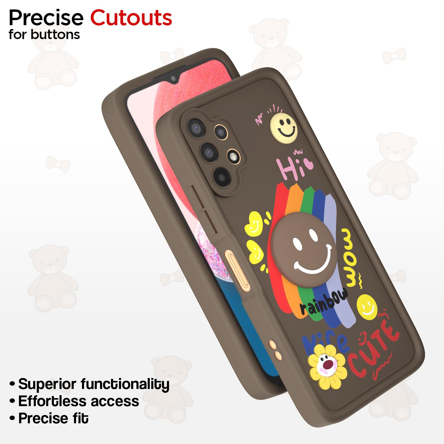 Pikkme Samsung A13 4G/A13 5G brown back cover – photo 6
