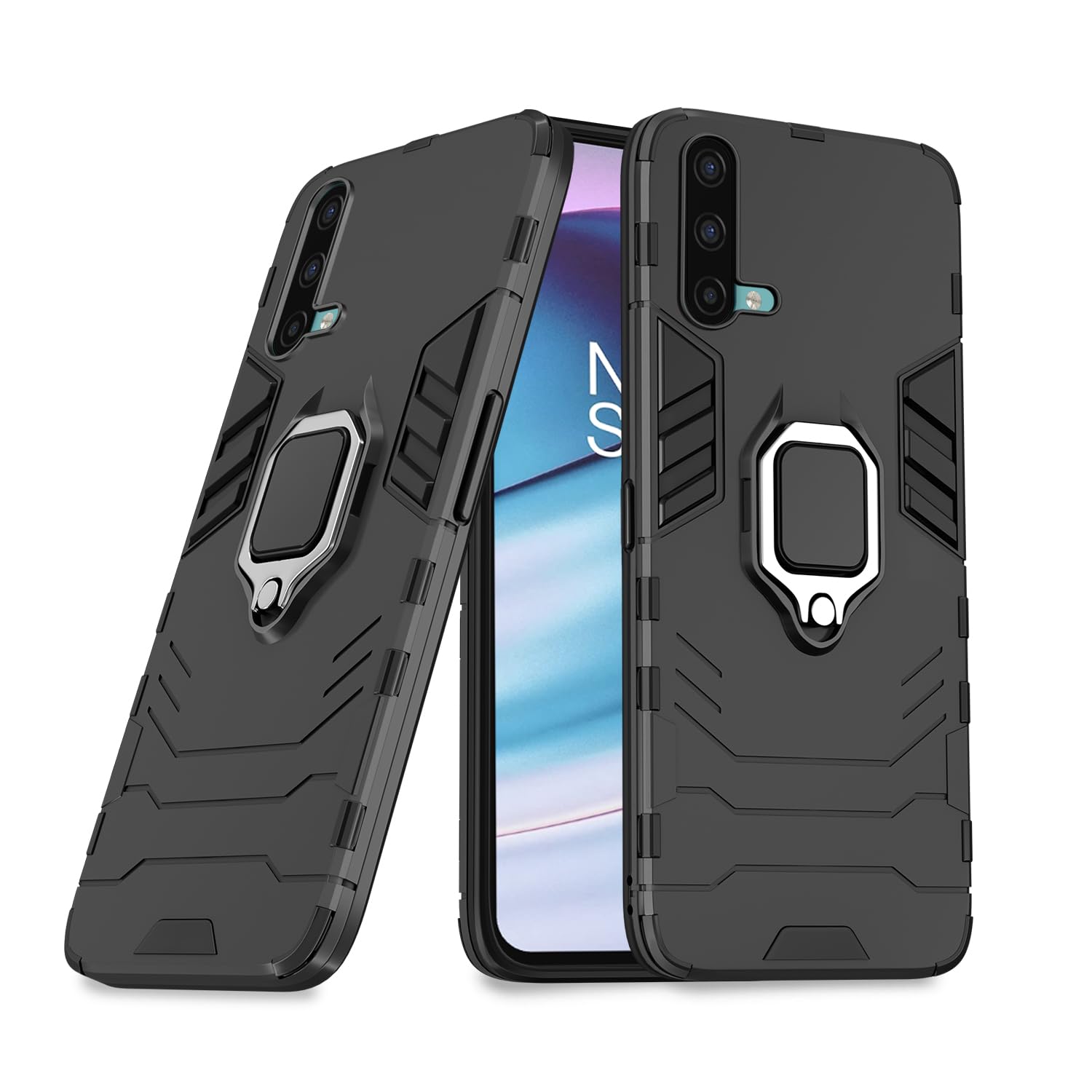  OnePlus Nord Ce 5G D5 Tough Armor Back Cover - Black
