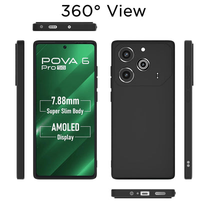 Black mobile back cover for Tecno Pova 6 Pro 5G – Pikkme – photo 4