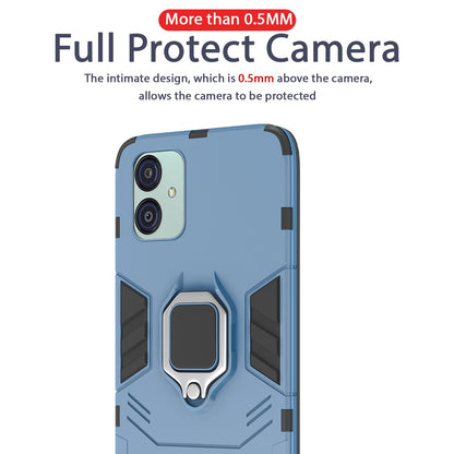 Pikkme Samsung Galaxy M04 / F04 / A04e D5 Tough Armor Back Cover | Blue