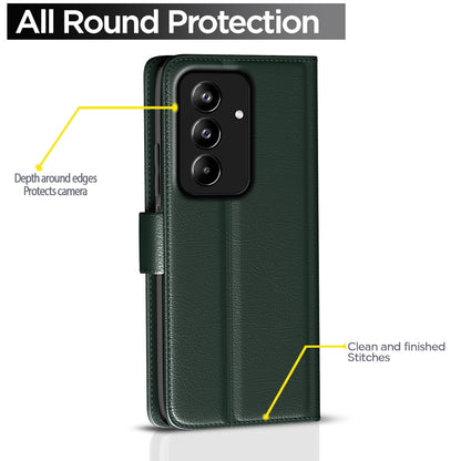 Pikkme green Wallet mobile flip cover for Samsung M47/A27 5G – photo 4