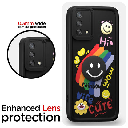 Pikkme black Soft Silicone mobile back cover for Oppo F19/F19s – photo 5