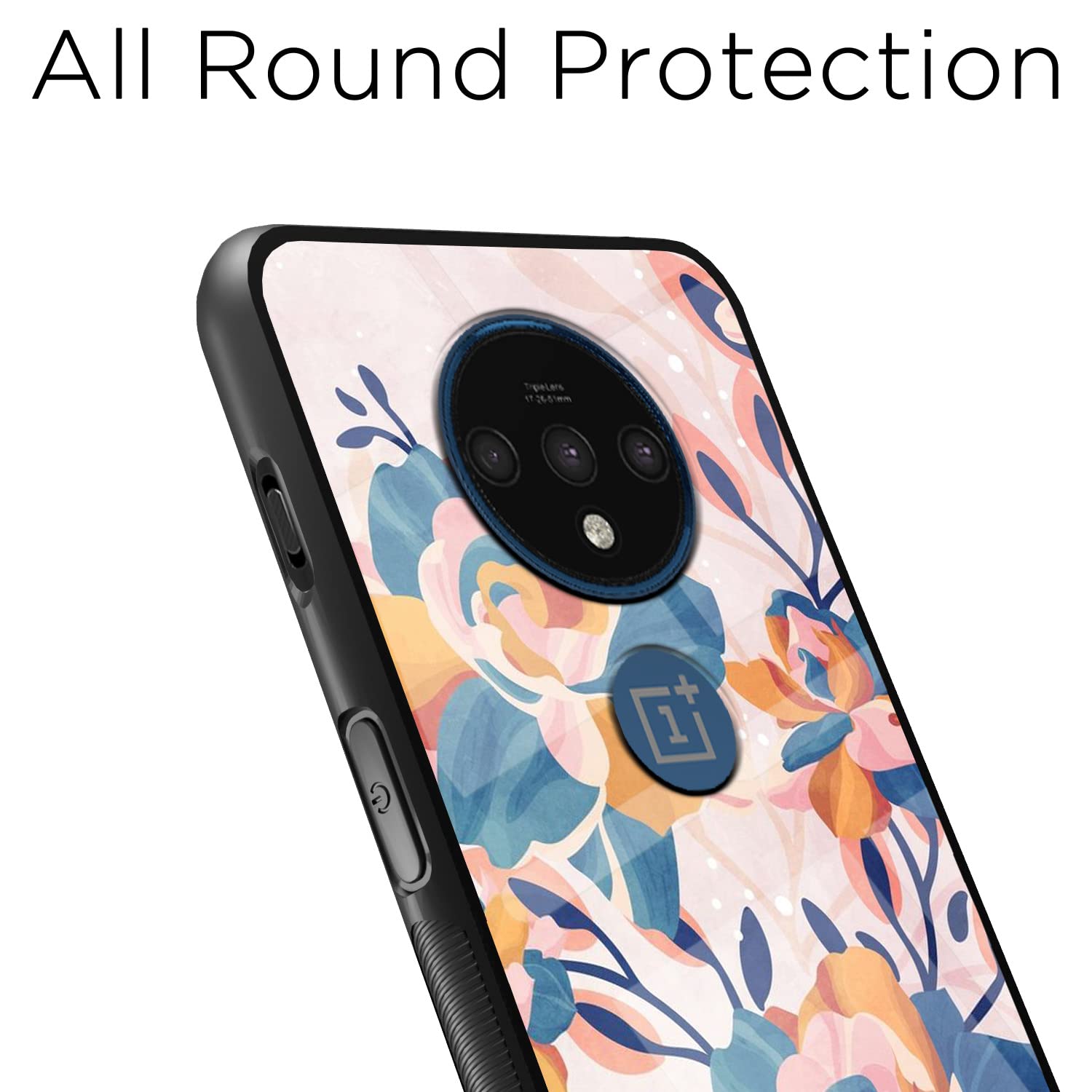 Pikkme Flower mobile back cover for OnePlus 7T – photo 7