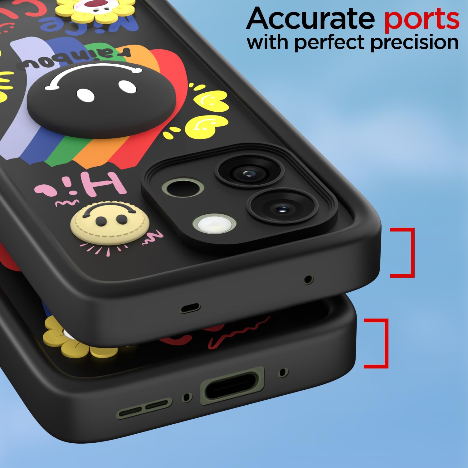 Pikkme OnePlus 13S 5G Soft Silicone black mobile back cover – photo 4