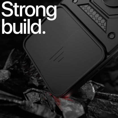 Pikkme Vivo T4x 5G D10 Tough Armor Back Cover (Black)