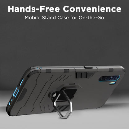 Oppo F15 D5 Tough Armor mobile cover in black by Pikkme – photo 6