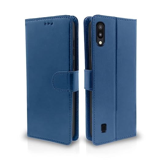 Pikkme Samsung Galaxy M10 blue Flip Cover