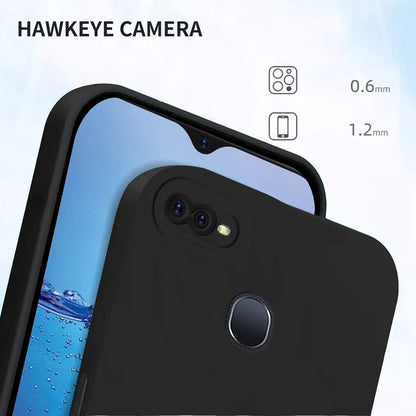 Pikkme Poco F5 5G Liquid Silicone Back Cover | Black