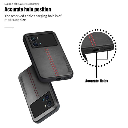 Black Leather back cover for iQOO 9 5G – Pikkme – photo 6