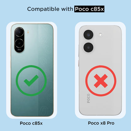 Pikkme transparent mag-safe mobile back cover for Redmi A7 Pro/Poco C85x 5G – photo 4