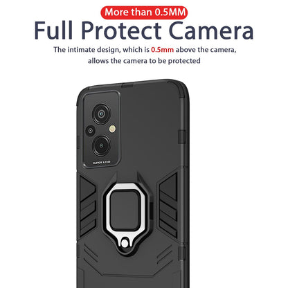 Pikkme Redmi 11 Prime 4G D5 Tough Armor Back Cover | Black