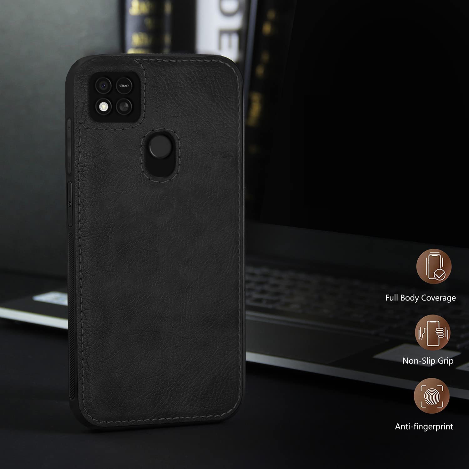 Black mobile cover for Redmi 10A/9/9C – Pikkme – photo 3