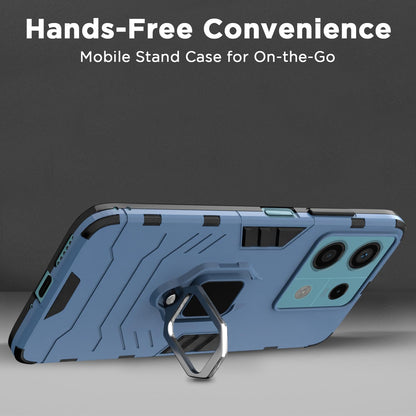 Pikkme blue D5 Tough Armor mobile back cover for Redmi Note 13 5G – photo 6