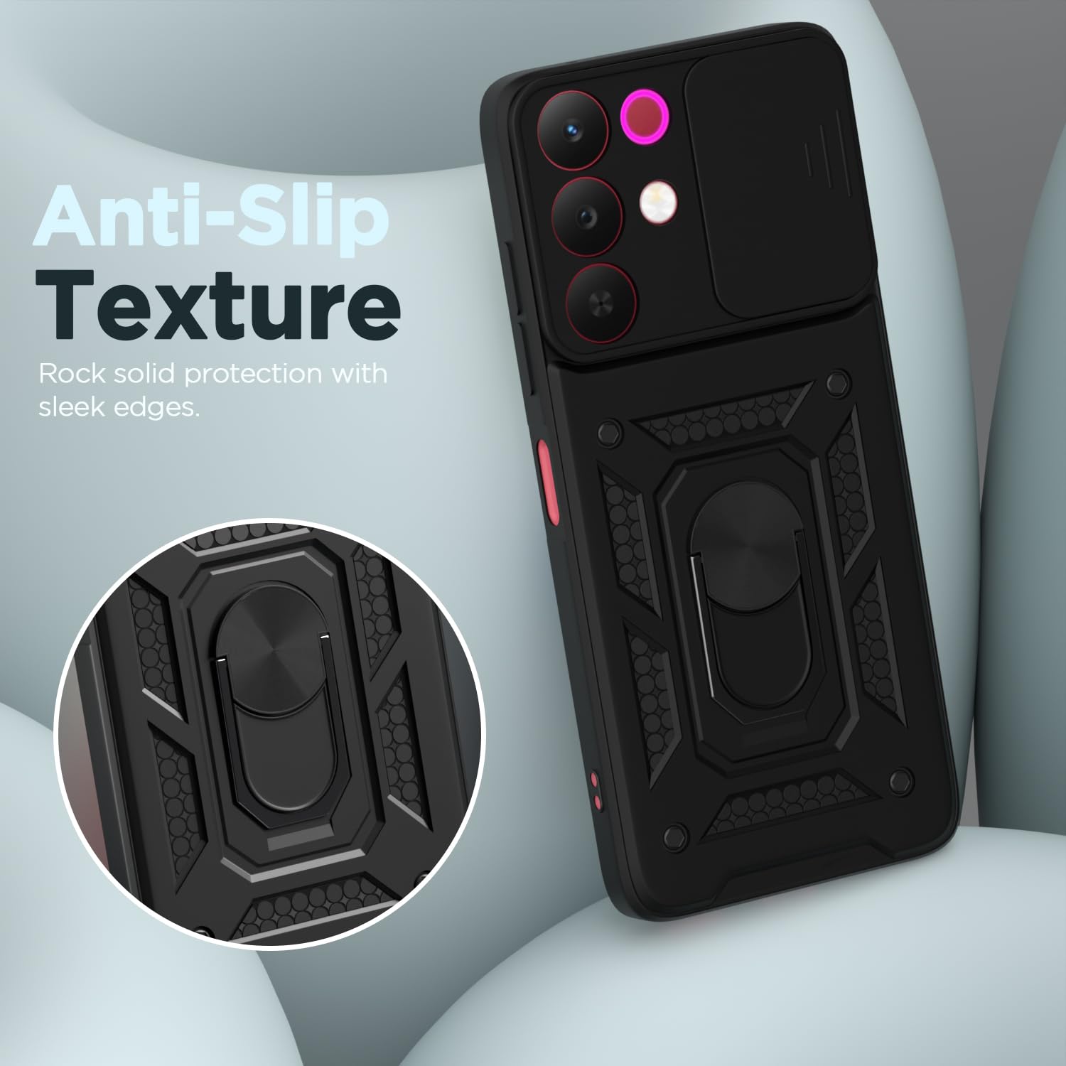 Pikkme Realme Narzo 90X 5G/C85 5G/15X 5G/360 black mobile cover – photo 7