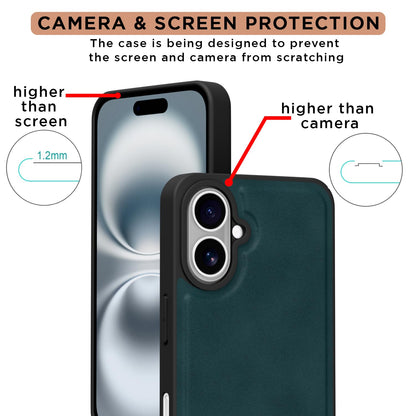 Pikkme iPhone 16 Leather green phone cover – photo 4