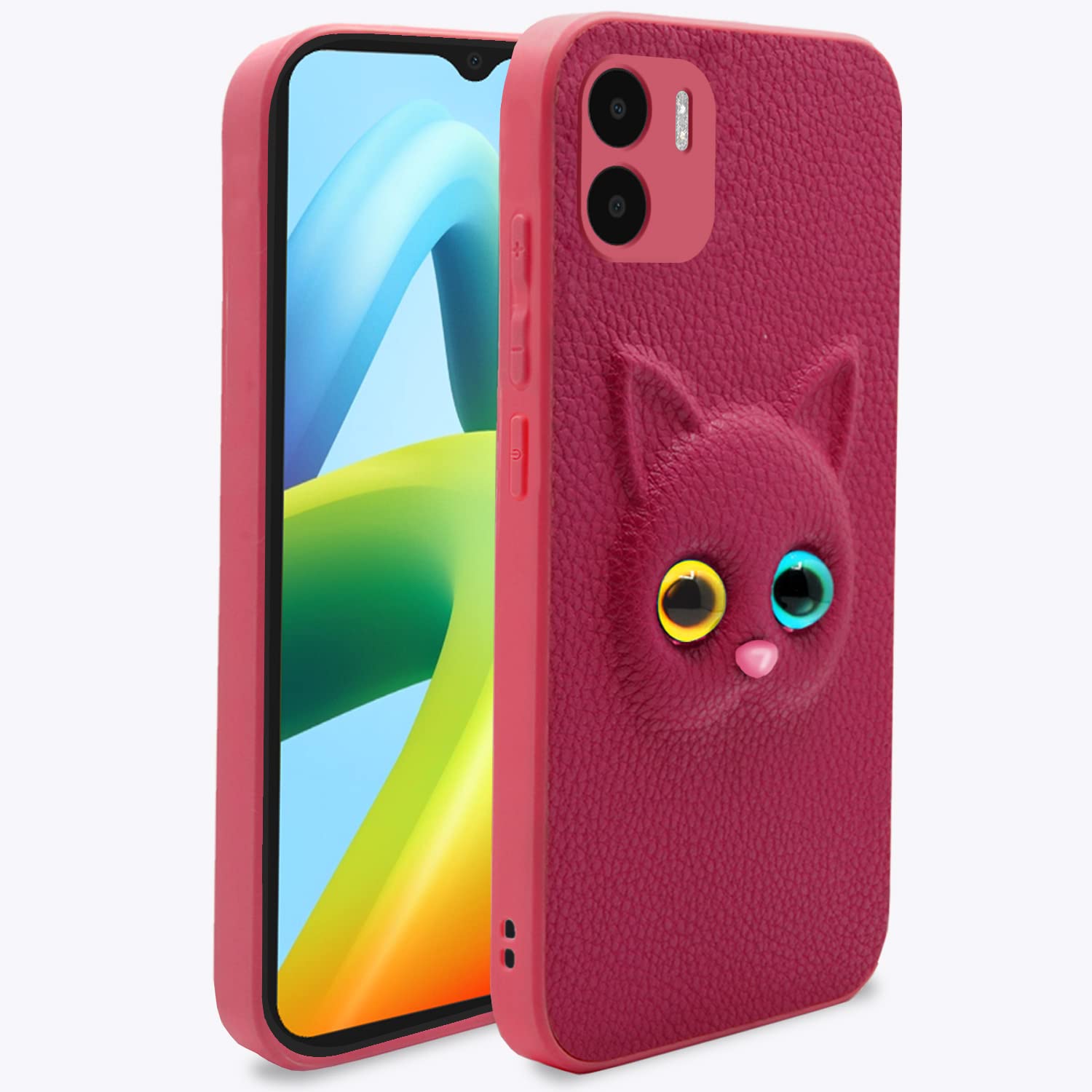 Pikkme Redmi A1/A2 pink mobile back cover