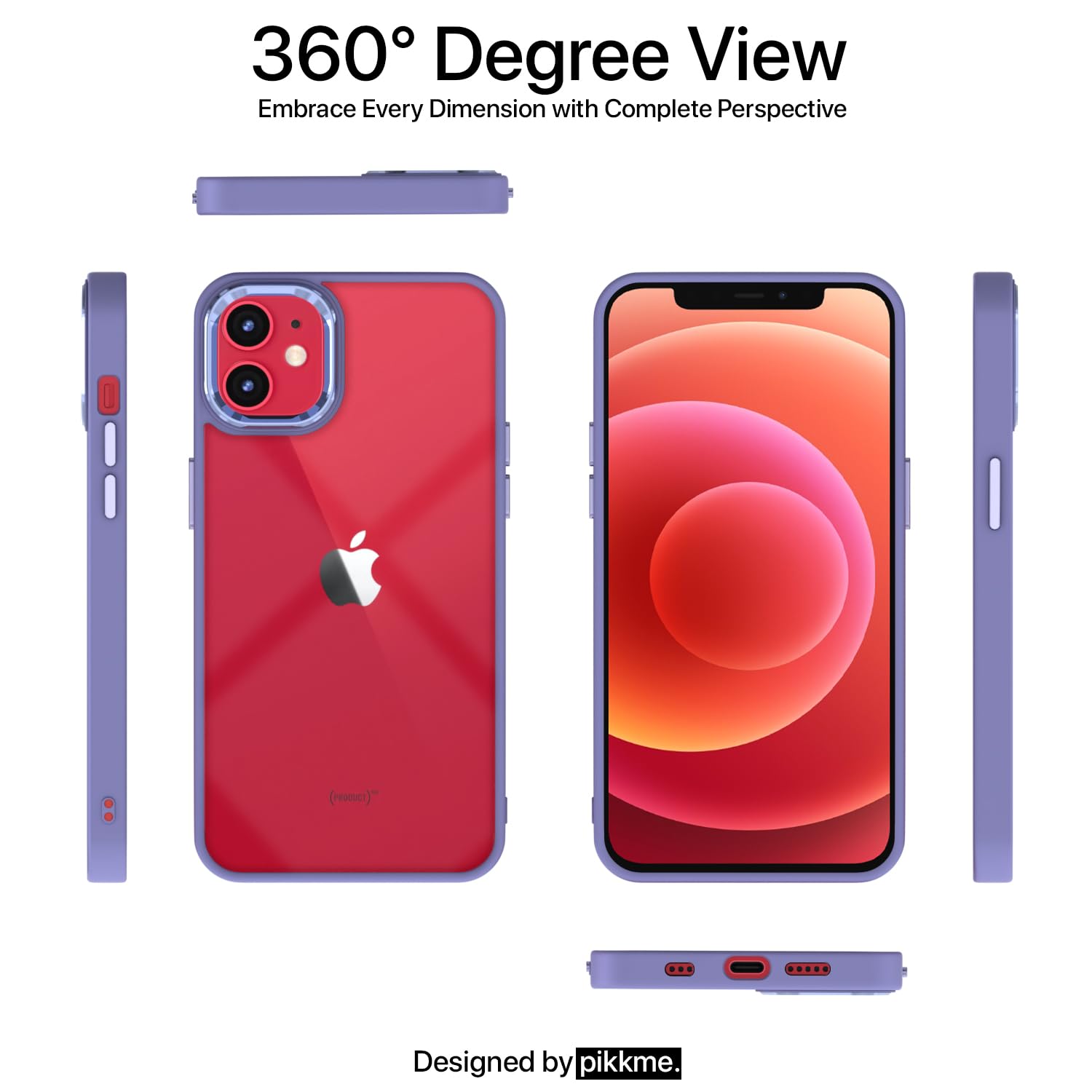Pikkme purple back cover for iPhone 13 – photo 2